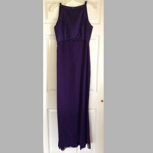 Rich Purple Long Dress, Size 6